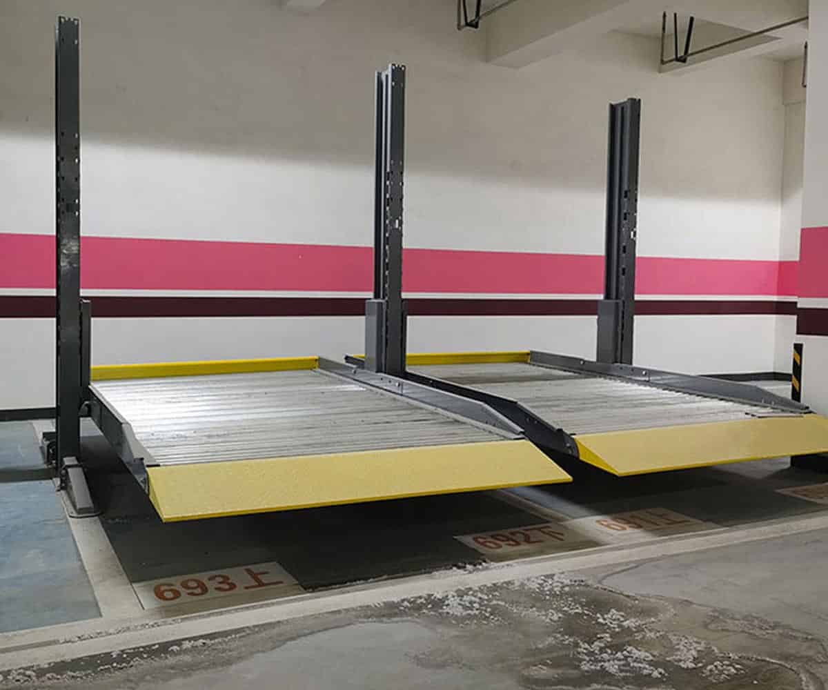 升降橫移式停車庫(kù)回收