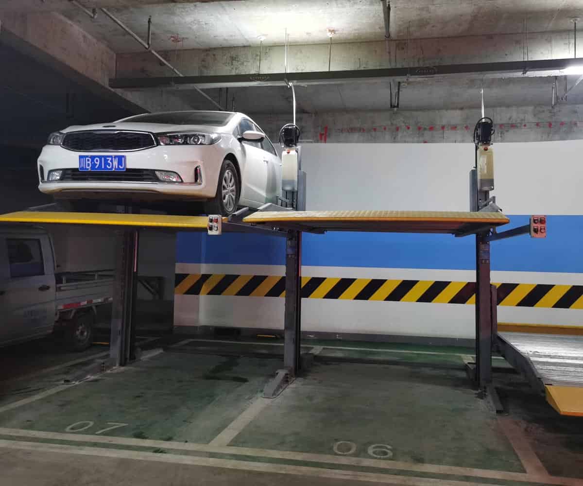 道真縣小區(qū)家用簡(jiǎn)易式機(jī)械式立體停車設(shè)備